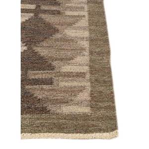 Tapis en laine noués à la main Clan Grey & Black 9x12, motifs géométriques et abstraits pour l'entrée de la maison ou la chambre d'un adolescent - Paem-794 - Product Image 4