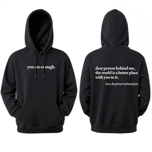 Unisex Pullover <b>Hoodie</b> Autumn and Winter Warm Long-sleeved Digital Printing 100% <b>Polyester</b> - Product Image 5