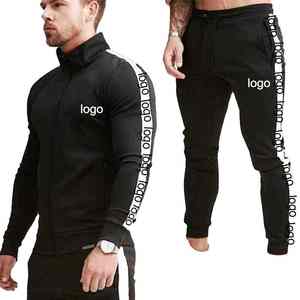 Survêtement de sport de jogging pour homme de haute qualité, survêtement décontracté, lourd, respirant pour homme - Product Image 1