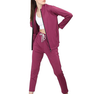 Zipper 2 Piece Set Women's <b>Short</b> Set Latest Design Private Label <b>Ladies</b> Custom Logo Design <b>Short</b> <b>Sleeves</b> Good Quality - Product Image 3