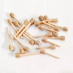 Cuchara de madera para miel Cuchara de té de madera Cuchara para mezclar café Jarabe Servidor de miel Accesorios para té - Product Image 3