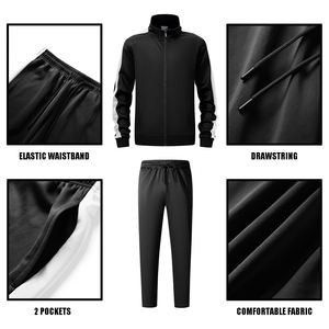 Ensemble de survêtement pour homme, vêtements de sport respirants pour la course à pied, l'entraînement et les vêtements décontractés quotidiens - Product Image 4