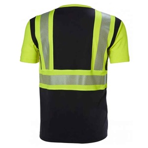 Vêtements personnalisés T-shirt de sécurité réfléchissant Chemises pour travaux de construction T-shirts décontractés avec bandes réfléchissantes T-shirts pour travaux manuels - Product Image 6