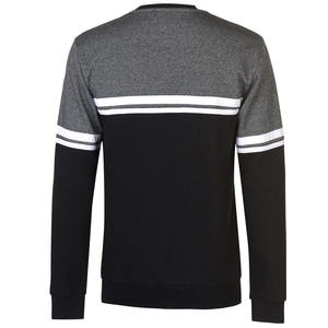 Sudadera de cuello redondo de forro polar lisa al por mayor para hombre, personalizable, de poliéster/algodón, transpirable, ecológica, ideal para sublimación. - Product Image 3