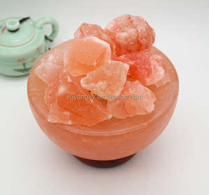 Venta al por mayor Rock Salt Lamp Pink Crystal Natural Himalayan Salt Lamps Salt Rock con base de madera Mejor precio - Product Image 5