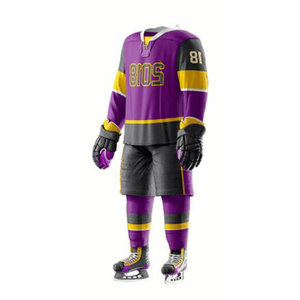 Nouveau style unique uniformes de hockey sur glace de sublimation vêtements de sport ensembles d'uniformes de hockey sur glace de sport personnalisés - Product Image 5