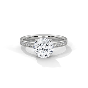 Bagues de fiançailles en diamant Moissanite en argent sterling 925 originales très vendues Bague de promesse Halo à la mode pour femmes - Product Image 3