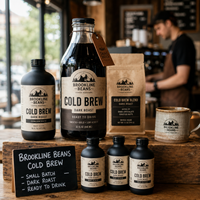 Emballage personnalisé pour café froid AT PACK, bouteille et sac, emballage pour torréfacteur de café en marque blanche, solution OEM en gros