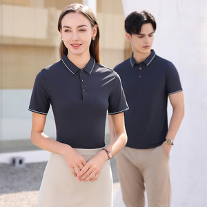 เสื้อโปโลผู้ชายแขนสั้นออกแบบเองแบรนด์โรงงานคุณภาพสูงฤดูร้อน - Product Image 1