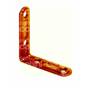 PLACA ESQUINA 4 AGUJEROS Art. 164 Espesor 1,5mm Acero bronceado - Product Image 1