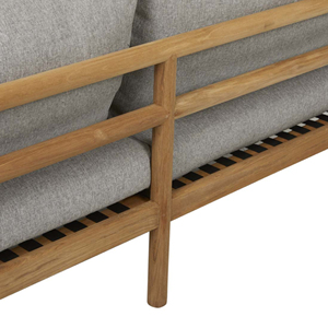 Canapé trois places moderne pour patio extérieur Teck naturel Meilleur design-Cila - Product Image 6