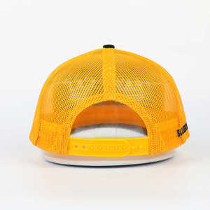 Gorra de camionero informal con bordado personalizado para hombre, gorra de malla con logotipo personalizado, transpirable, ajustable, 5 paneles, Snapback, diseño de ala curva - Product Image 6