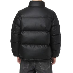 Chaqueta de Invierno Casual de Alta Calidad para Hombre, Ligera, con Capucha, Negra, Acolchada, Impermeable, Transpirable, con Cierre de Velcro - Product Image 3