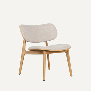 เก้าอี้ผ้านอร์ดิกแบบเรียบง่ายทันสมัยเก้าอี้ผ้าพนักพิงเก้าอี้รับประทานอาหารบ้านไม้เนื้อแข็งเก้าอี้รับประทานอาหาร - Product Image 6