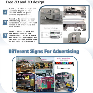 รถบรรทุกอาหารไฟฟ้าพร้อมแผงเซลล์แสงอาทิตย์แบบถอดได้สำหรับร้านอาหารฟาสต์ฟู้ดรถบรรทุกอาหารใหม่ - Product Image 3