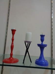 Fashion Red Blue <b>Black</b> <b>Candelabra</b> For Wedding Decoration - Product Image 5