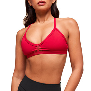 Vente en gros de soutien-gorge de sport de course à pied pour femmes 3/4 Cup Sexy Back Strap High Impact Gym Fitness Yoga Respirant Logo personnalisé Soutiens-gorge de sport - Product Image 2