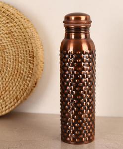 Bouteille d'eau décorative en cuivre de style vintage aux tarifs de gros de l'Inde - Product Image 3