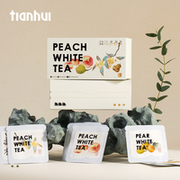 Tianhui Macnufactur pliable papier coffrets cadeaux impression personnalisé fermeture éclair ouverture boîte de papier thé emballage cadeau personnalisé