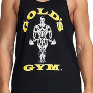 Débardeur musculaire noir pour homme Golds Gym Débardeur musculaire pour homme Débardeur d'entraînement sans manches Vêtement de musculation Fitness - Product Image 2