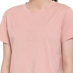 OEM Personnalisé 220g 100% Coton Spandex Femmes T-shirt avec French Terry Femmes Shorts Deux Pièces Ensemble Femmes Vêtements - Product Image 5