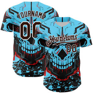 เสื้อเบสบอลของแท้แห้งเร็วดูดซับความชื้นทนทานระบายอากาศได้ดีเหมาะสำหรับคลับและเกม - Product Image 1