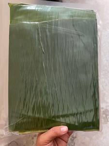 ใบกล้วยแช่แข็ง100% ใบกล้วยสีเขียวสดสำหรับทำห่อเค้กและสมุนไพรแบบดั้งเดิม - Product Image 3