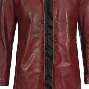 Abrigo de Invierno de Cuero Genuino Hecho a Medida por ARKE ENTERPRISES para Hombre, Transpirable, con Cuello Camisero, Precios al por Mayor - Product Image 3