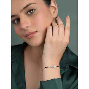 Compre Pulseras Mangalsutra de Plata Pura con Cuentas Finas, Regalo para Esposas - Product Image 3