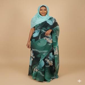 Tissu Jacquard Floral Léger et Écologique de Qualité Supérieure, Tendance Actuelle, Fabriqué en Allemagne pour les Festivals - Product Image 1