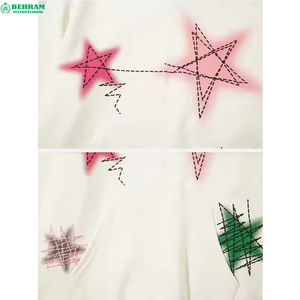 Sweat-shirts à capuche de luxe décontractés pour hommes, doublés polaire, 6XL, 360g, 100% coton, avec logo brodé, vente en gros, hiver - Product Image 6