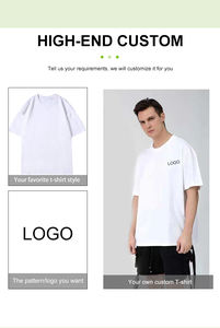 High Quality 240GSM Heavy Weight 100% Cotton Drop Shoulder Oversized <b>Cropped</b> Boxy T Shirts <b>for</b> <b>Men</b> T-shirt <b>for</b> <b>men</b> - Product Image 6