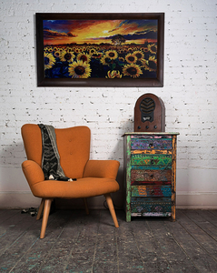 Panel infrarrojo de lona de aluminio de 800W, 595*1195mm, calentador eléctrico de arte radiante, techo, fibra de carbono, fácil instalación, reproducción - Product Image 2