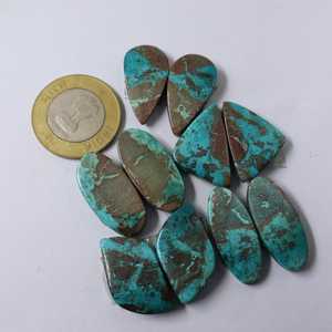 Par de cabujones naturales Shattuckite, mezcla de piedras preciosas sueltas, forma de cabujón a granel, pulido a mano, venta al por mayor, cabujones de piedras preciosas semipreciosas - Product Image 3