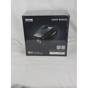 โดรนต่อกล้อง4K HD แบบพับเก็บได้โดรนติด GPS สำหรับผู้เริ่มต้นสไตล์มืออาชีพพร้อมฟังก์ชันการโฉบ299.99 $ สีดำ - Product Image 1