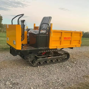 Mini Dumper de Orugas SDL D25 con Certificación CE y EPA, 3 Velocidades con Reversa, Mini Excavadora de Orugas con Volquete Hidráulico, Envío Gratuito - Product Image 5
