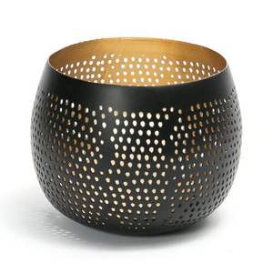 Soporte votivo de metal en tono dorado, ideal para Decoración de mesa de boda de lujo, arreglo de pieza central y decoración festiva - Product Image 6