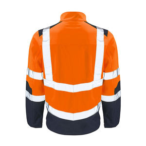 Chaqueta de alta visibilidad con cierre de cremallera, cinta reflectante de alta calidad, chaqueta de seguridad con bolsillos delanteros, chaqueta reflectante con estampado de logotipo personalizado - Product Image 2