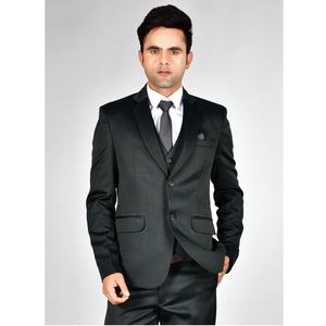 ชุดสูทผู้ชายสีดำ 5 ชิ้น สไตล์ทันสมัย สำหรับงานมืออาชีพและงานกลางคืน มีจำหน่ายในราคาโรงงาน จากผู้ส่งออกอินเดีย - Product Image 1