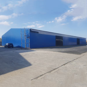 Bâtiment d'entrepôt préfabriqué en acier <span class=keywords><strong>de</strong></span> 10 000 mètres carrés prêt à l'emploi pour atelier et entrepôt - Product Image 1