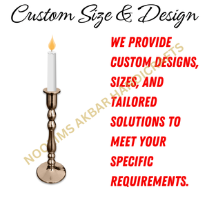 <b>Lantern</b> Style Handmade Aluminum <b>Candle</b> <b>Holder</b> for Christmas Indoor Decor Romantic Festive Lighting Centerpiece - Product Image 5