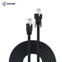 Câble de caméra de vision industrielle GigE (CAT 6), connecteurs RJ-45, avec type à vis pour l'automatisation industrielle