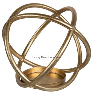 Look royal le plus exigeant bougeoir votif couvercle couleur cuivre et support de luxe de table en bois fournitures - Product Image 5