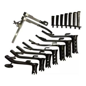 Ensemble de micro-enrouleurs en acier inoxydable de haute qualité en couleur noire APPROUVÉ CE - Product Image 3