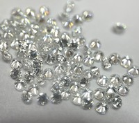 E-f Blanc Couleur 1.75mm Moissanite Diamant Rond Brillant Coupe Vs Pureté