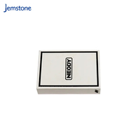 Caja de regalo de papel de alta calidad impresa personalizada Cierre blanco Regalo de joyería Caja de regalo magnética plegable rígida
