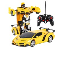 Fábrica de Fabricación al por Mayor, Robot Inteligente de Control Remoto a Escala 1:18 con 6 Canales, Coche RC Transformable, Juguetes de Deformación con Control Remoto