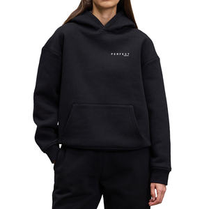 Conjunto de Sudadera con Capucha y Pantalones Deportivos de Alta Calidad, Gruesos, de 500 GSM, Estilo Casual Urbano para Mujer - Product Image 6