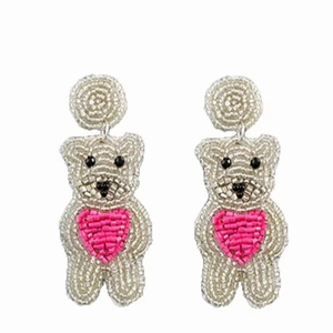 Pendientes de cuentas hechos a mano de primera calidad, proveedor de joyería de moda para mujeres a precio económico. - Product Image 1