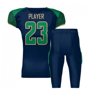 Jersey de fútbol americano de sarga de aparejos juveniles al por mayor 2022, uniformes de fútbol personalizados de talla XL, Conjunto de camiseta con patrón de números - Product Image 5